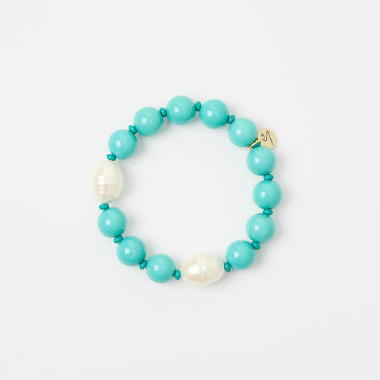 Bracciale elastico boule e perle Maya Sodini