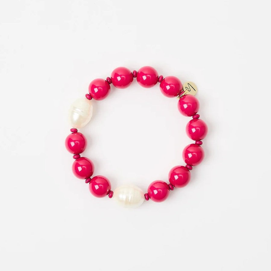 Bracciale elastico boule e perle Maya Sodini