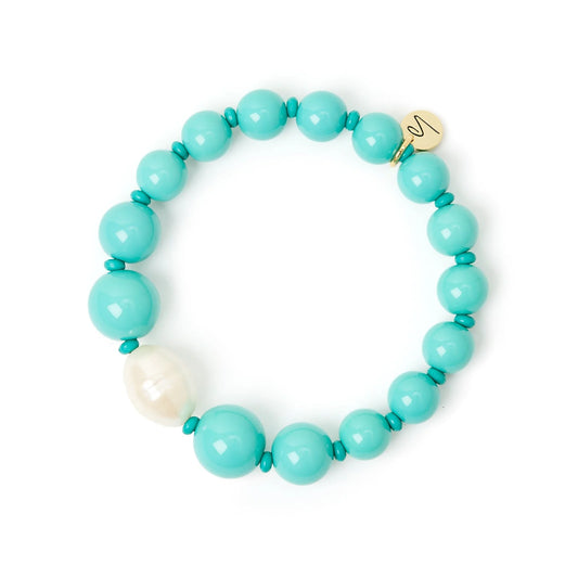 Bracciale elastico boule e perla Maya Sodini