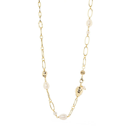 Collana catena e perle Leila Sodini