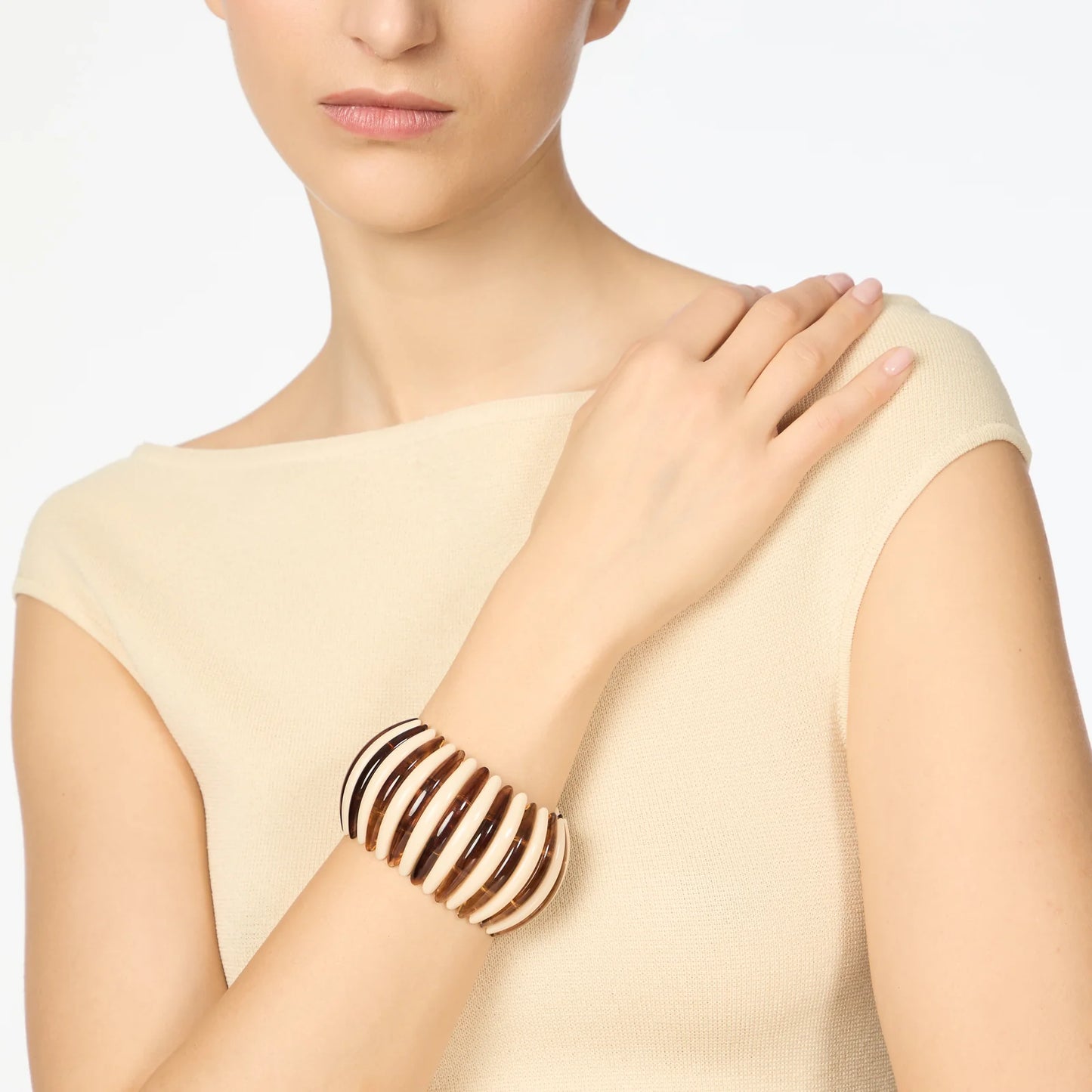 Bangle elastico in resina Sodini