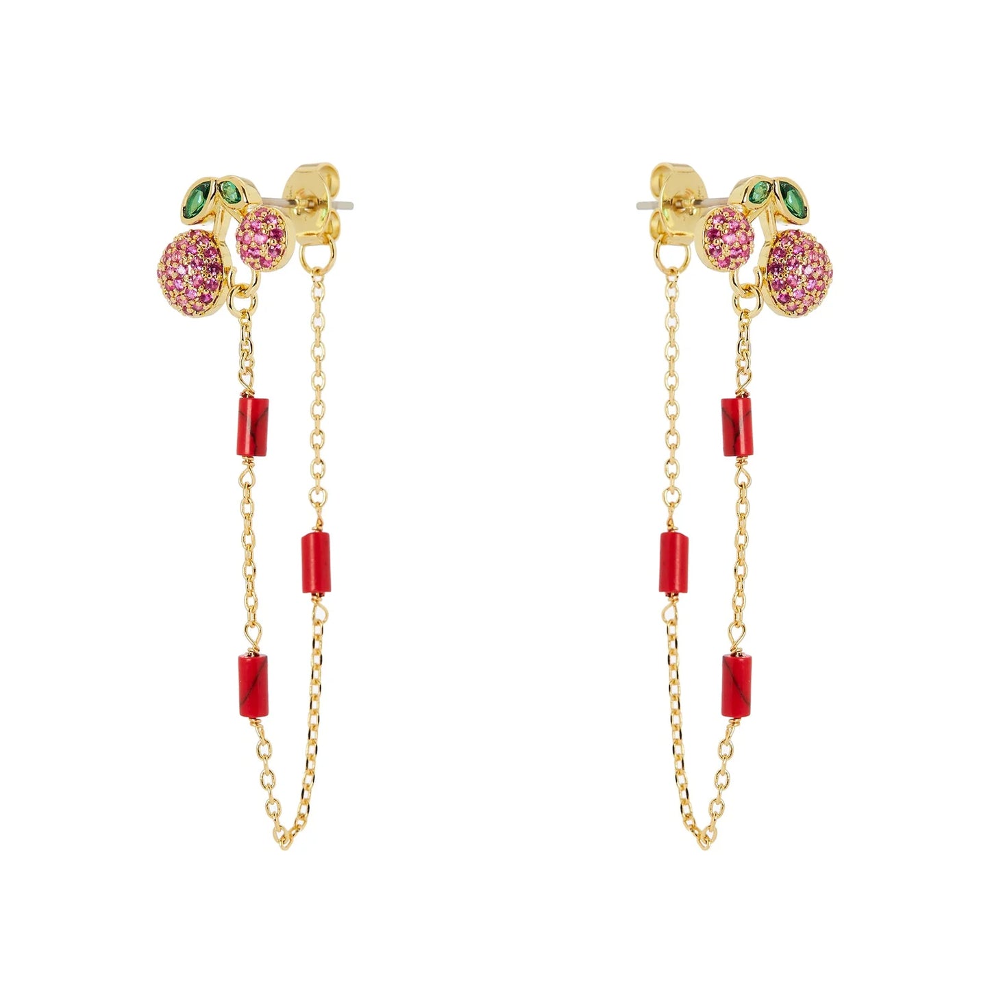 Orecchini ciliege e catenella Juicy Sodini
