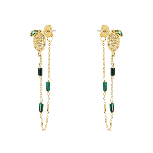 Orecchini limone e catenella Juicy Sodini
