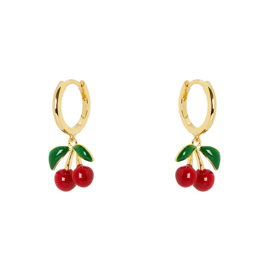 Orecchini cerchio e ciliege Juicy Sodini