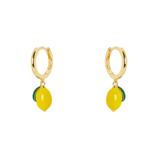 Orecchini cerchio e limone Juicy Sodini