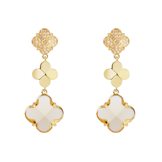 Orecchini cascata tre fiori Juliet Sodini