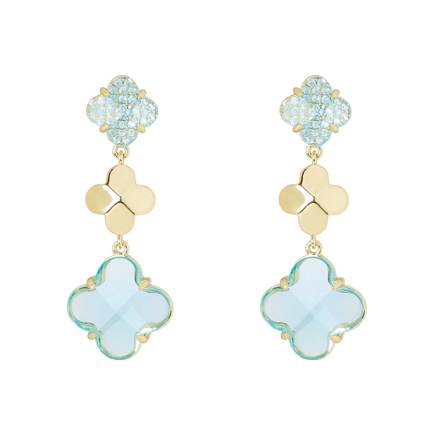 Orecchini cascata tre fiori Juliet Sodini