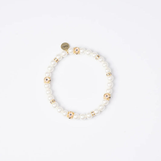 Bracciale elastico perline Edelweiss Sodini