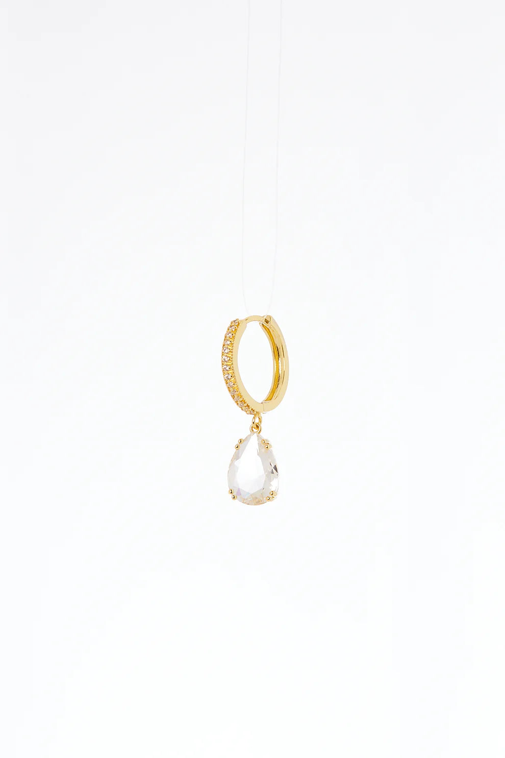 Orecchini cerchio veretta e goccia Ninfa Sodini