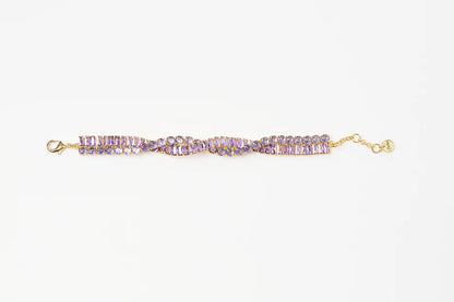 Bracciale a due fili di zirconi incrociati Serenissima Sodini