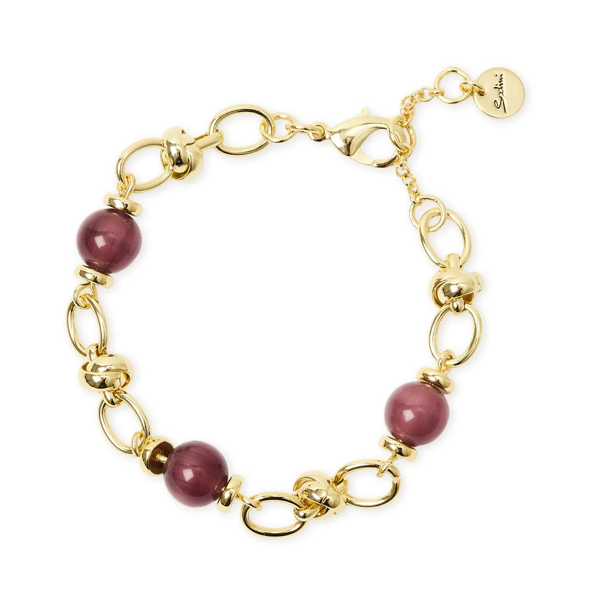 Bracciale catena boule maglie avviluppate Modern Muse Sodini