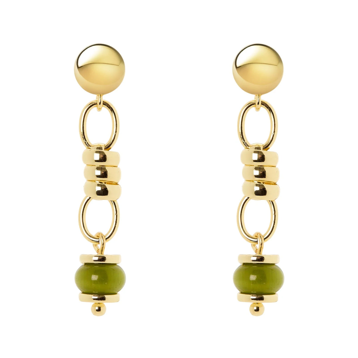 Orecchini maglie ovali anellini boule Modern Muse Sodini