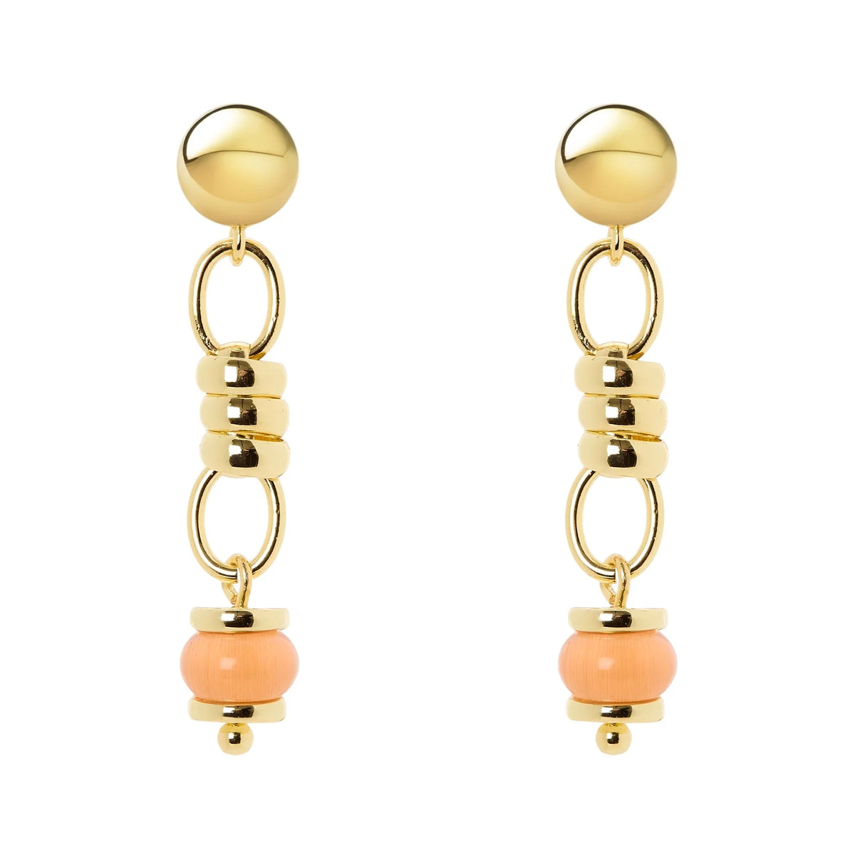 Orecchini maglie ovali anellini boule Modern Muse Sodini