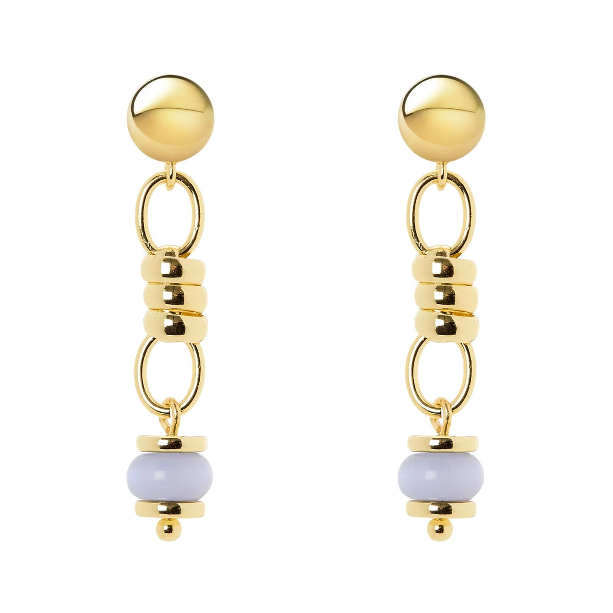 Orecchini maglie ovali anellini boule Modern Muse Sodini