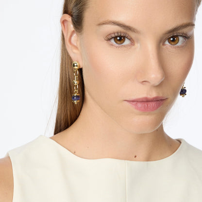 Orecchini maglie ovali fascette boule Modern Muse Sodini