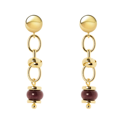 Orecchini maglie ovali fascette boule Modern Muse Sodini