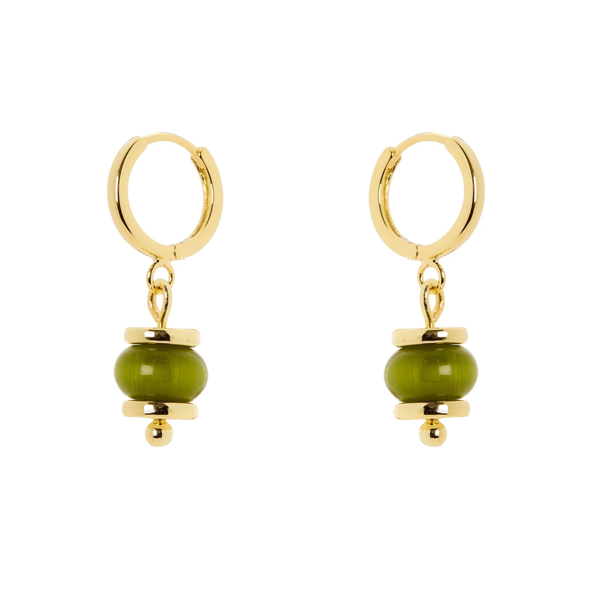 Orecchini cerchietto e boule pendente Modern Muse Sodini