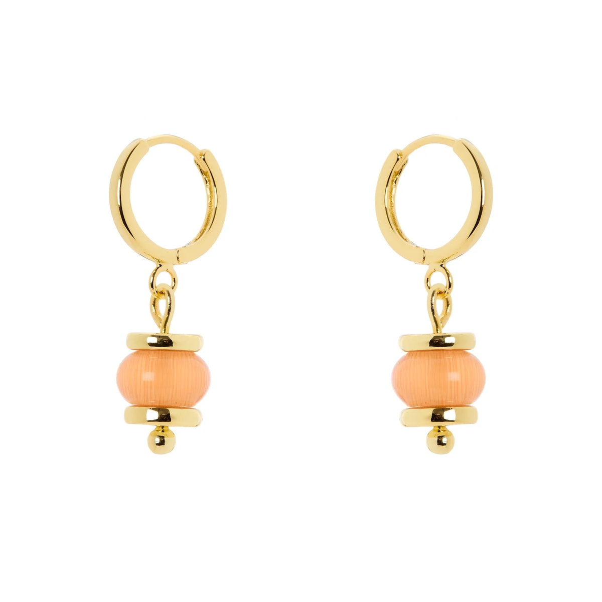 Orecchini cerchietto e boule pendente Modern Muse Sodini
