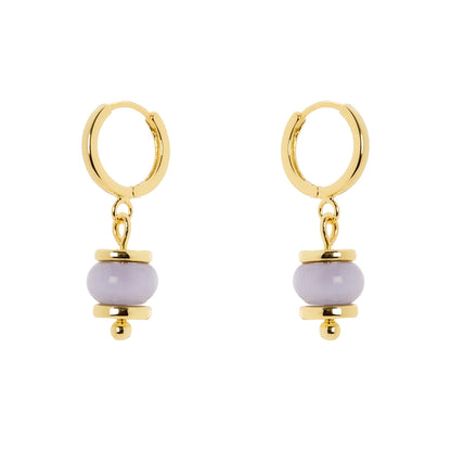 Orecchini cerchietto e boule pendente Modern Muse Sodini