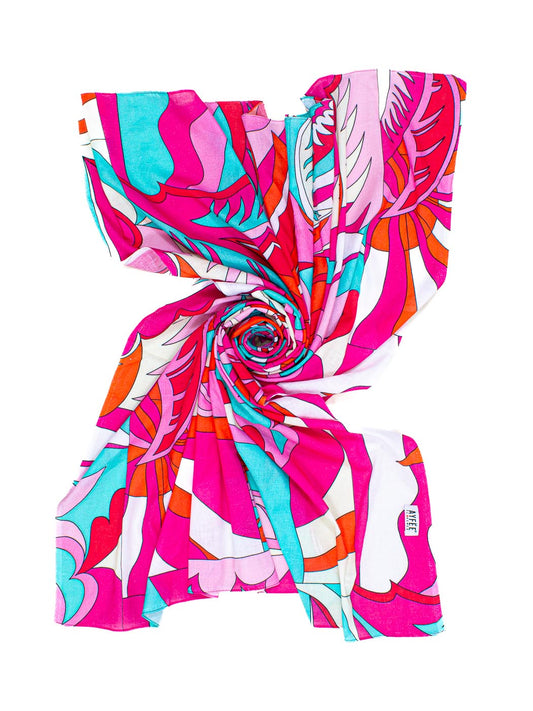 Pareo Multicolor Geometric Print Ayfee