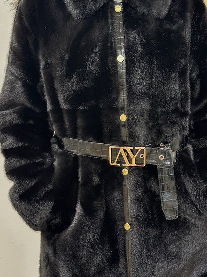 Giacca Lunga Ecopelliccia Ayfee