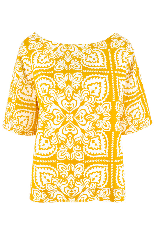 Blusa in cotone Berenice Karakorum