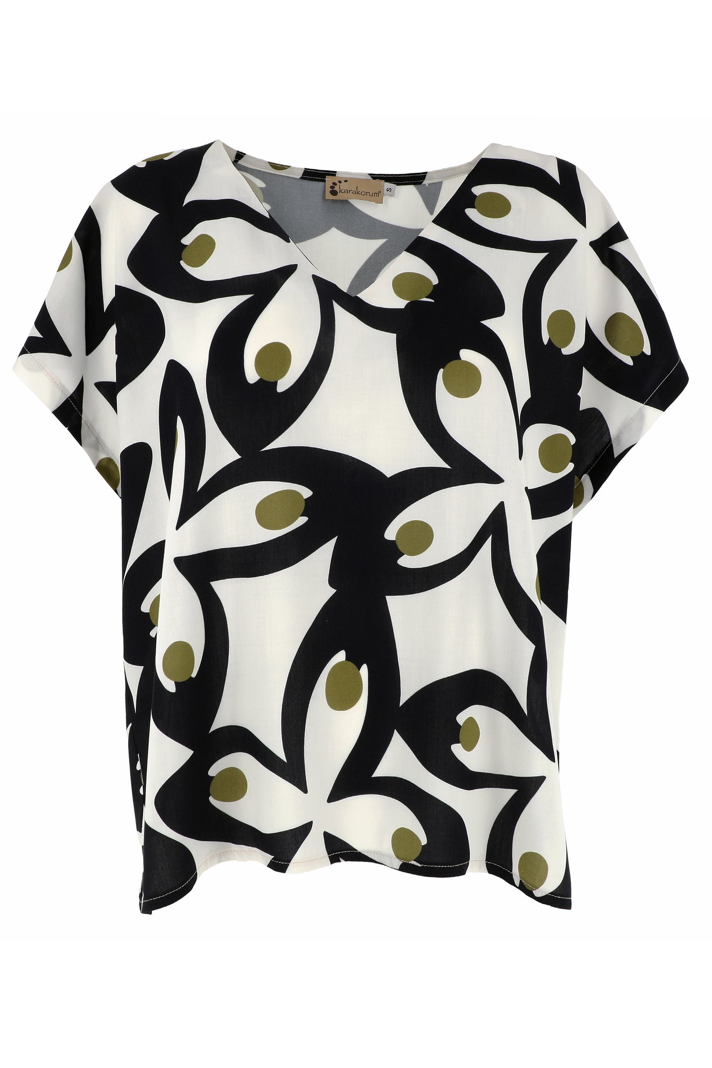 Blusa in viscosa Fiamma Karakorum