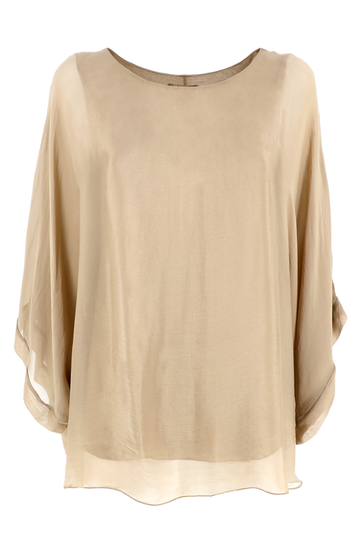 Blusa in viscosa e seta Luce Karakorum