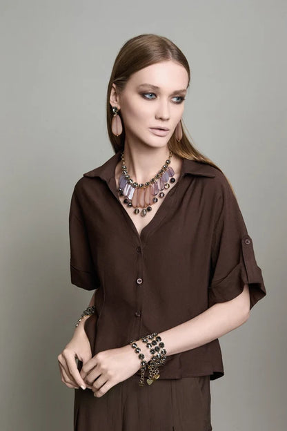 Orecchini a losanga Canapa Dolman