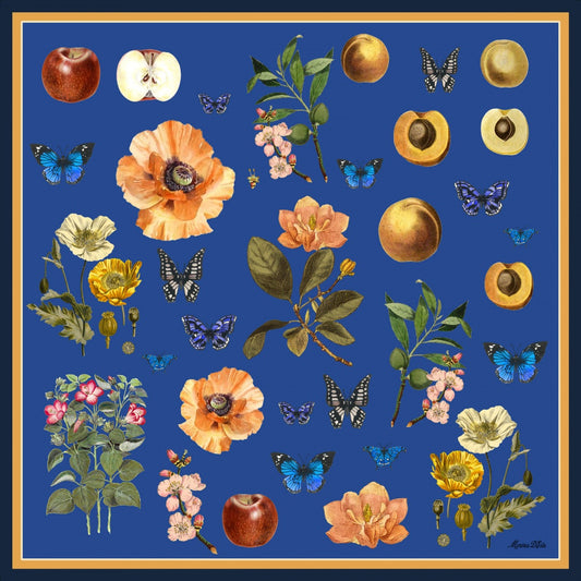 Foulard Seta Natura Marina D'Este