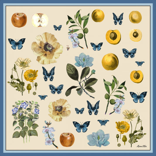 Foulard Seta Natura Marina D'Este