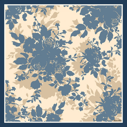 Foulard in seta Rose Marina D'Este