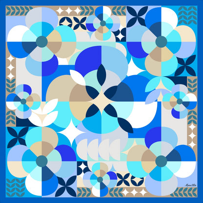 Foulard in seta Mirabolanti Marina D'Este