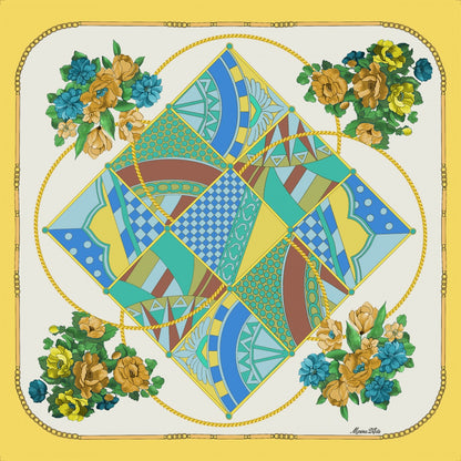 Foulard in seta Spazio armonioso Marina D'Este