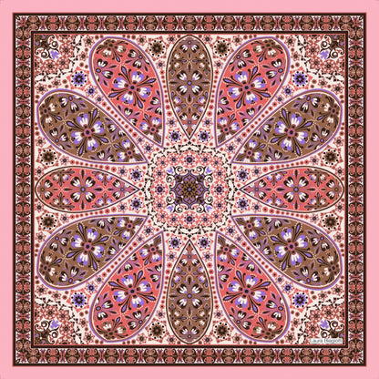 Foulard in seta Margherita caleidoscopica Laura Biagiotti