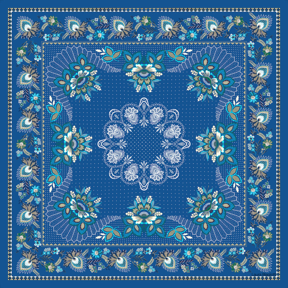 Foulard in seta Armonioso crochet Laura Biagiotti