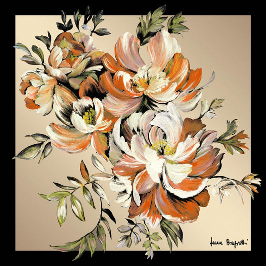 Foulard Seta Fiori Dipinti Laura Biagiotti