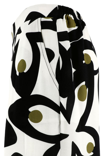 Pantaloni in viscosa Fiamma Karakorum