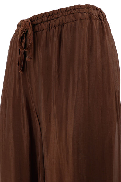 Pantaloni in viscosa e seta Luce Karakorum