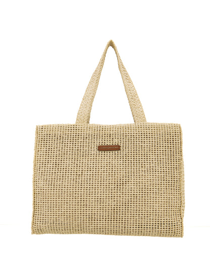 Borsa in rafia SS5703 Alessia Massimo