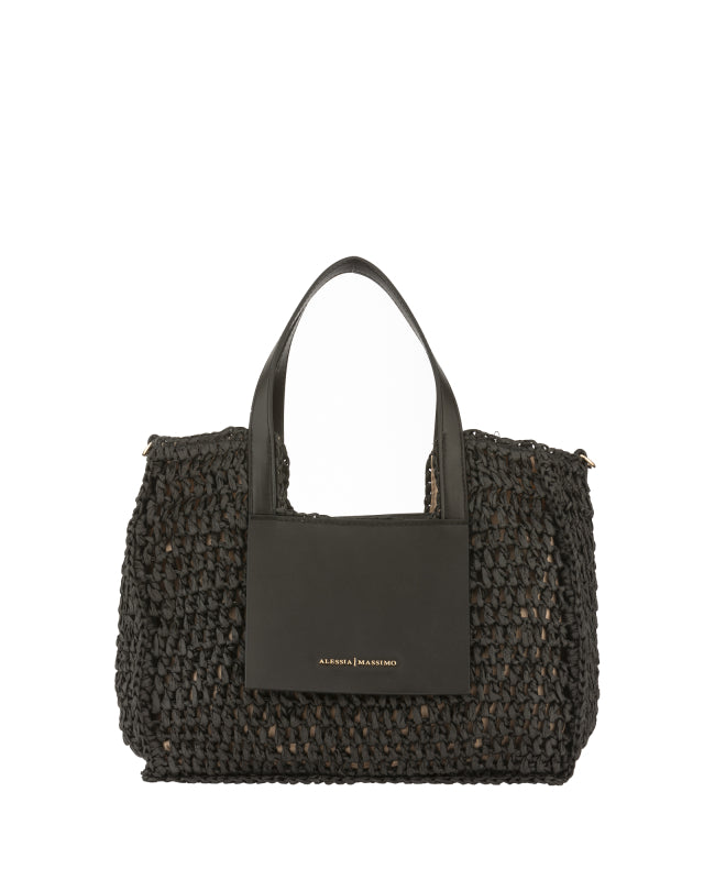Borsa in rafia S8119 Alessia Massimo