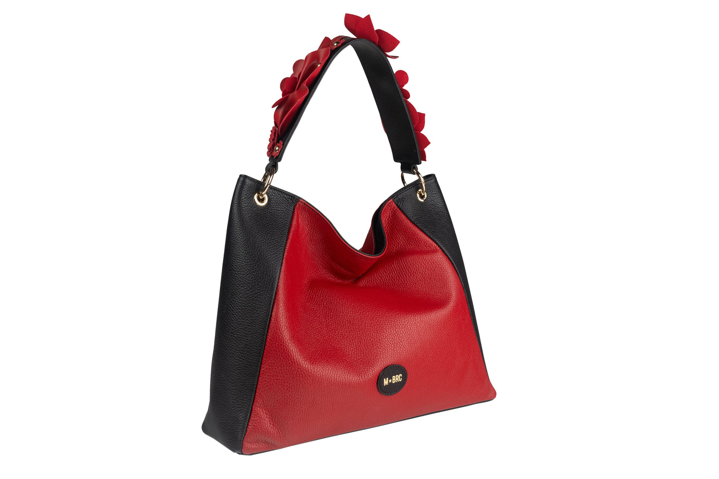 Borsa T415 Nero_Rosso Linea Obo Big Mbrc