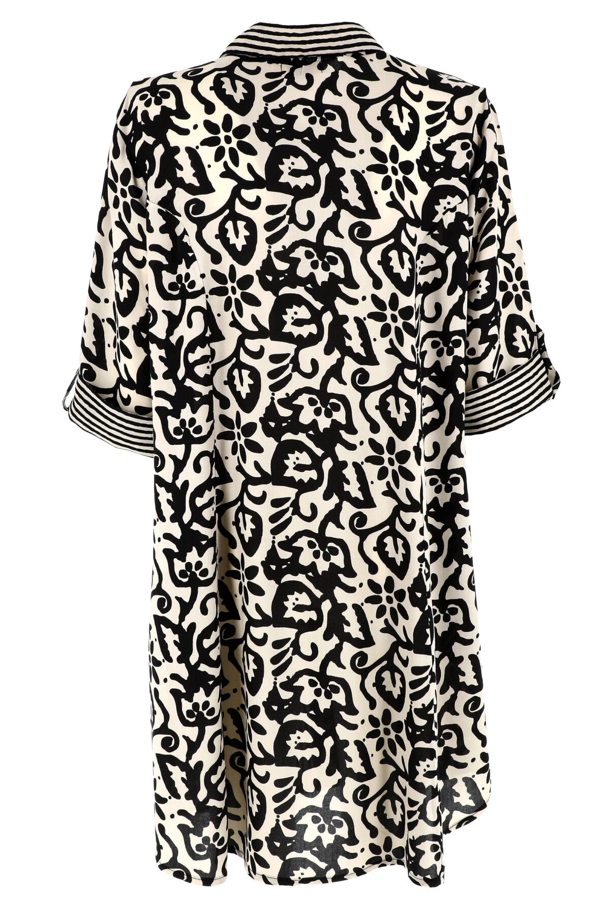 Vestito camicia in rayon Allegoria Karakorum