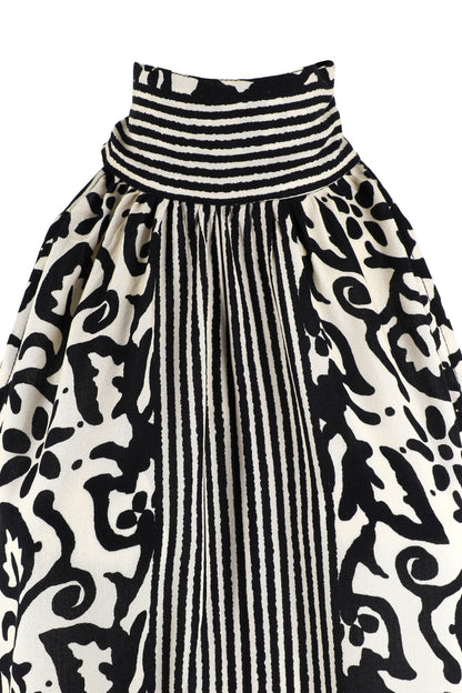 Vestito lungo in rayon Allegoria Karakorum