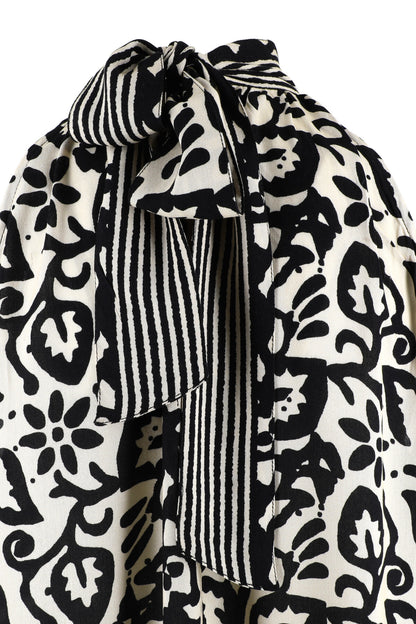 Vestito lungo in rayon Allegoria Karakorum