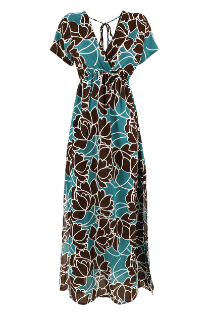Vestito lungo in rayon Shandra Karakorum