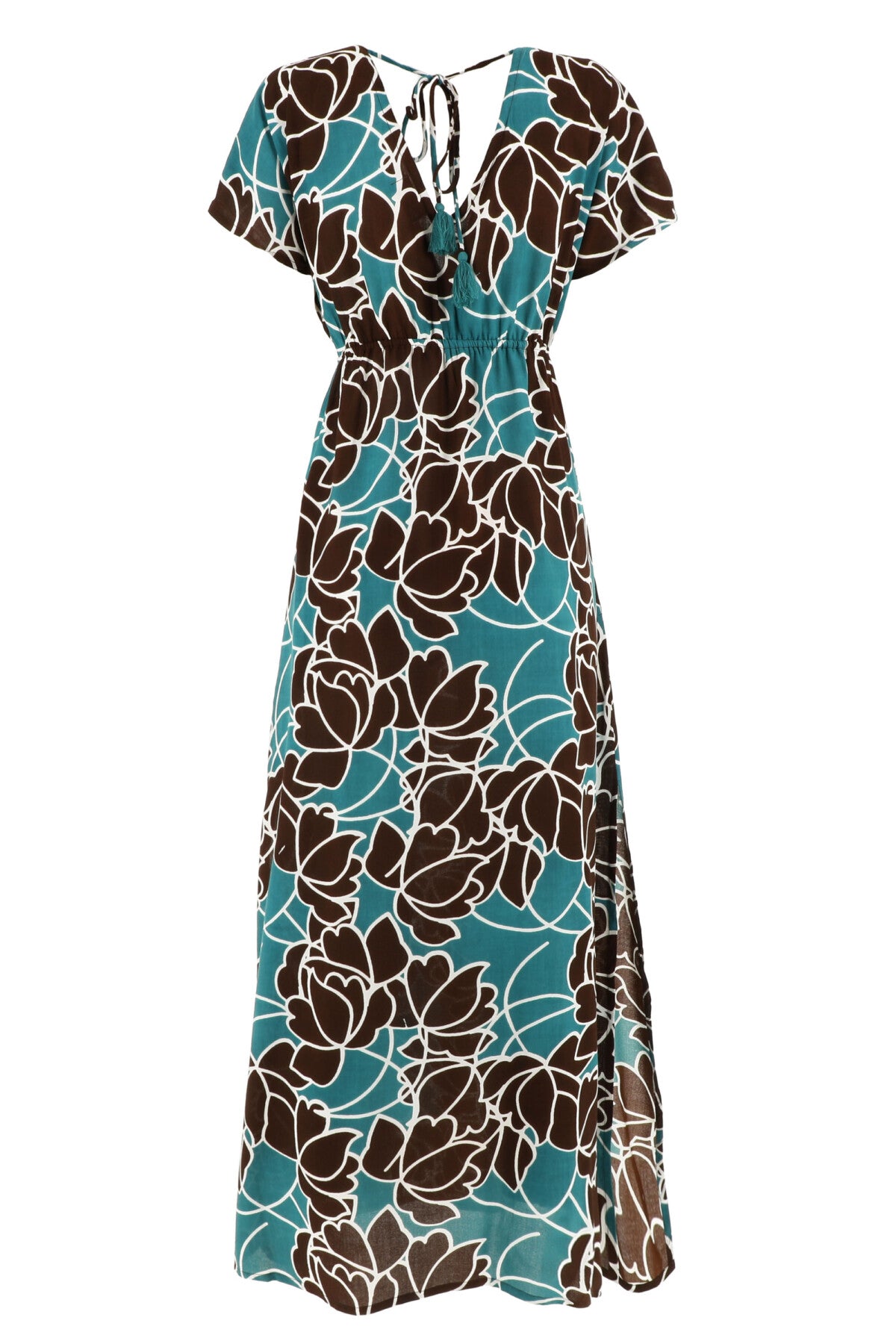Vestito lungo in rayon Shandra Karakorum