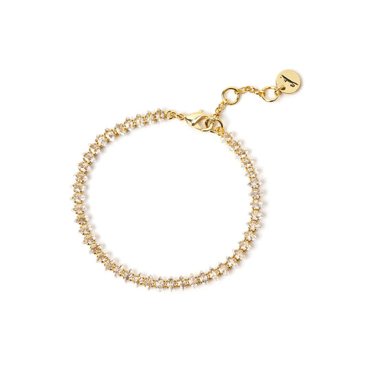 Bracciale di piccoli zirconi navette Ishtar Sodini