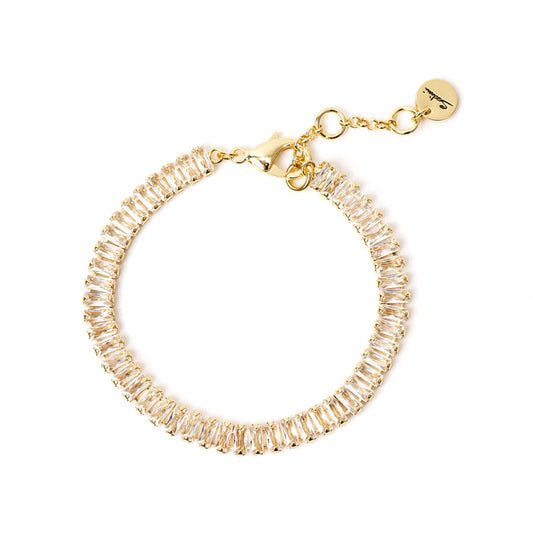 Bracciale di piccoli zirconi baguette Ishtar Sodini