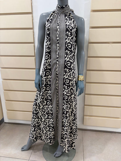 Vestito lungo in rayon Allegoria Karakorum